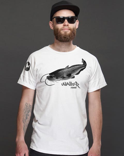 Angler T-Shirt mit Wels